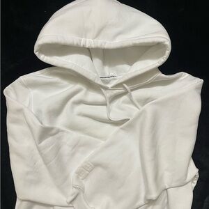 Alexander Wang white hoodie